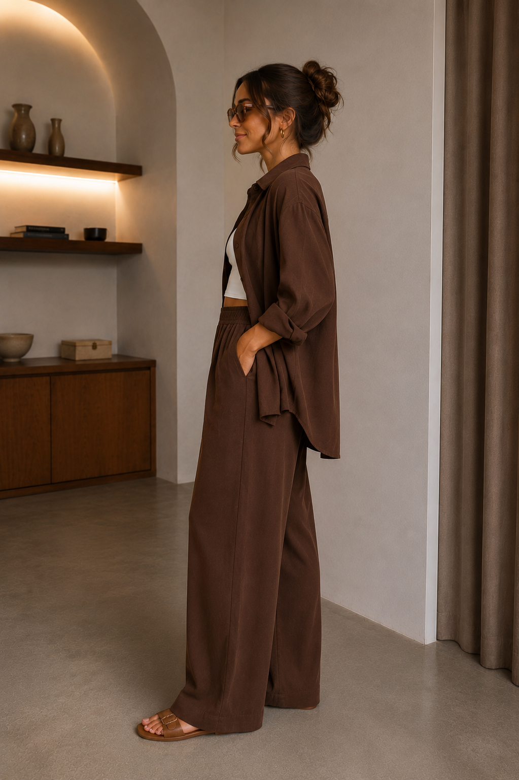 Setje dames, polyester – foto 2 – Nora Janne