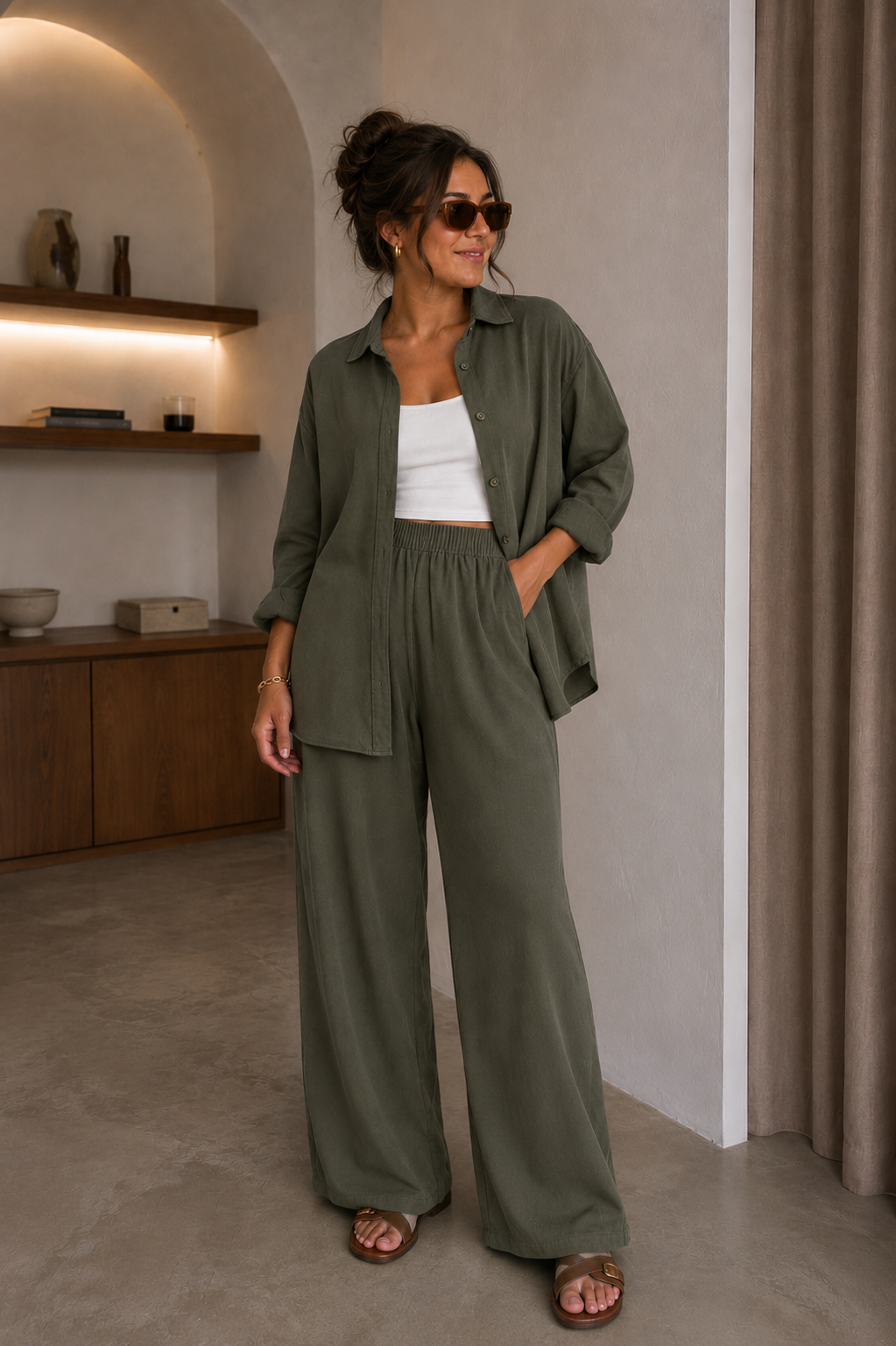Setje dames, polyester – foto 10 – Nora Janne