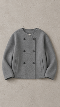 Jasje dames in het parelgrijs, polyester – Nora Janne