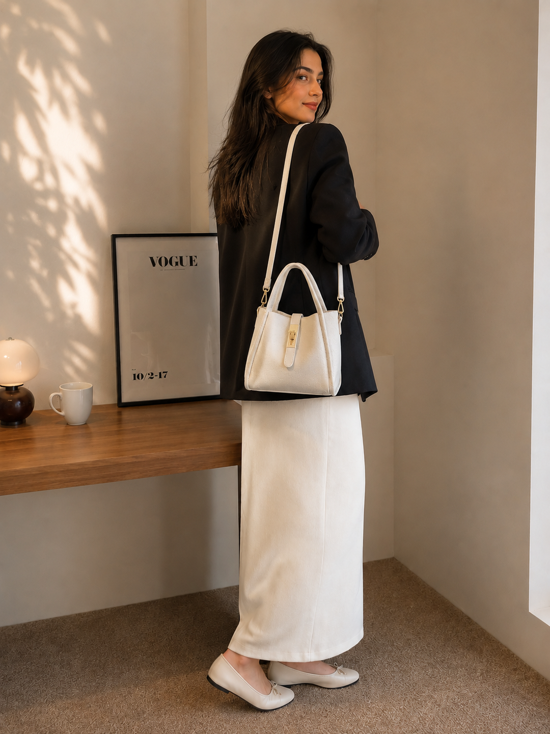 Handtas dames, kunstleer – foto 4 – Nora Janne