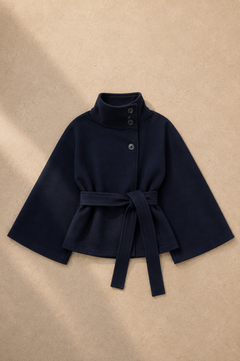 Jasje dames in het marineblauw, polyester – Nora Janne