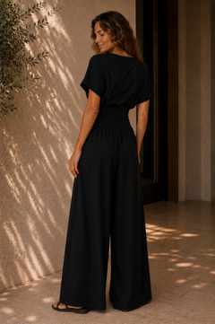 Jumpsuit dames, stretch polyester – foto 5 – Nora Janne