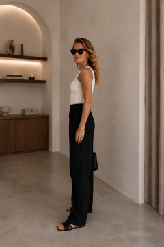 Broek dames, tencel met linnen-look – foto 5 – Nora Janne