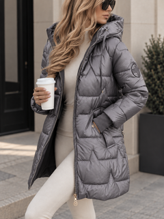 Winterjas dames, gewatteerde polyester – foto 10 – Nora Janne
