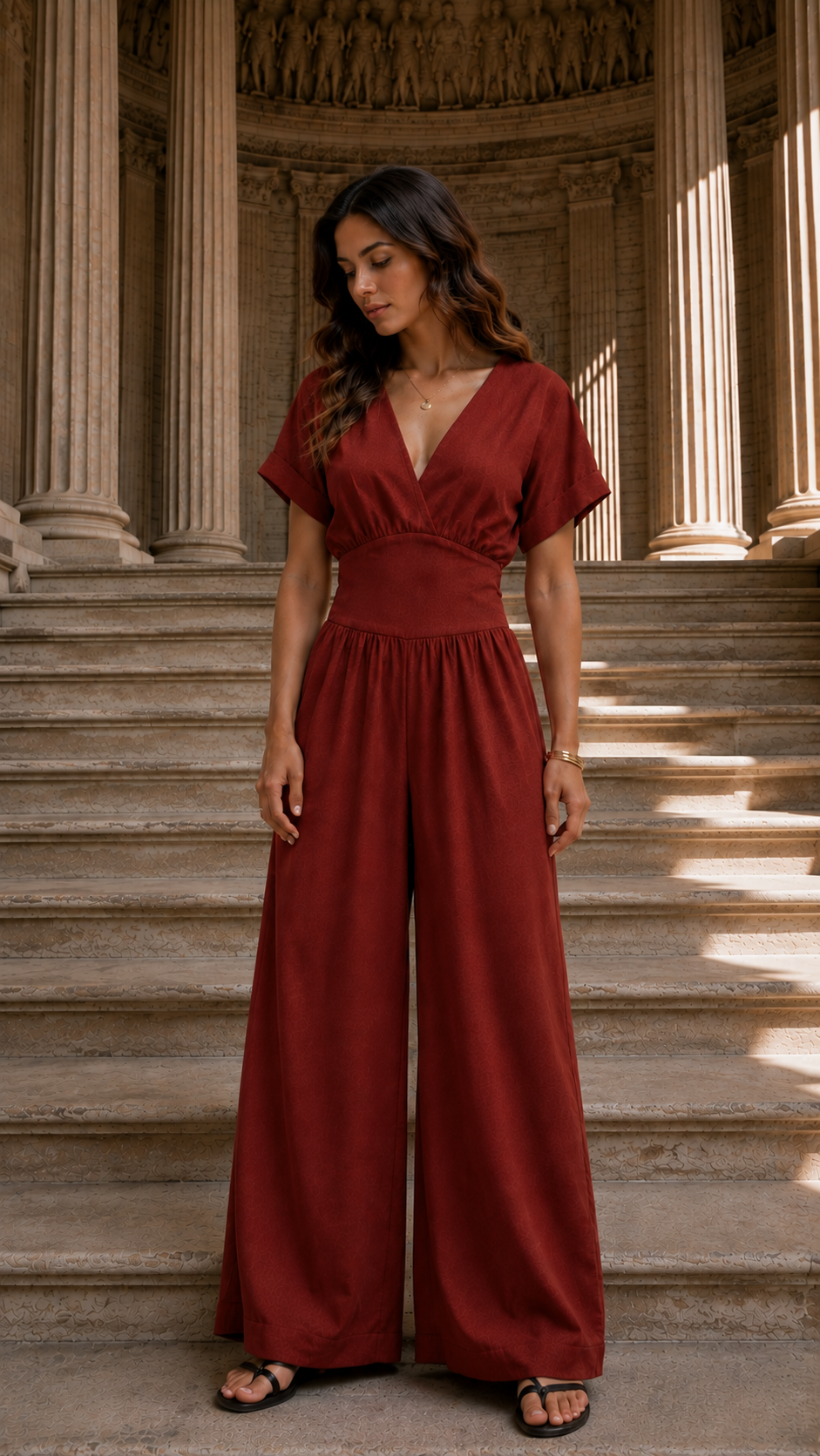 Jumpsuit dames, stretch polyester – foto 13 – Nora Janne