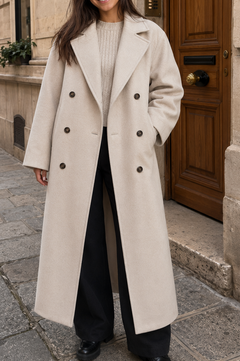 Jas dames, wol-look polyester – foto 4 – Nora Janne