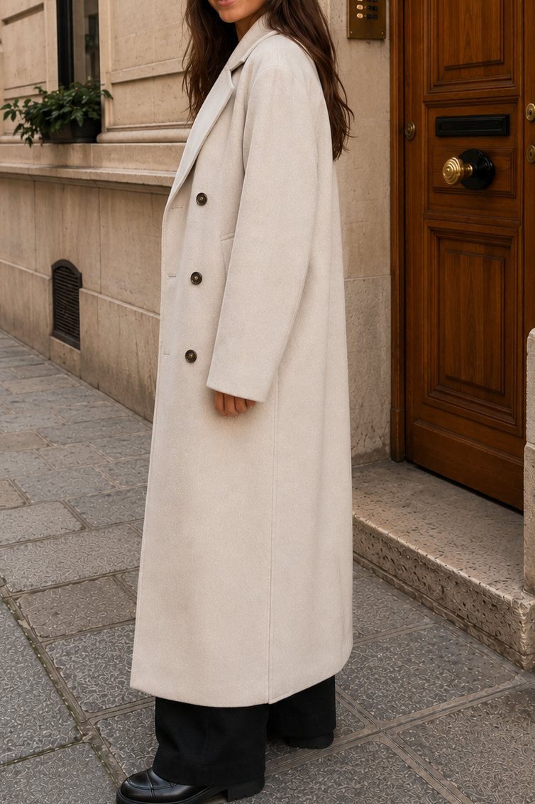 Jas dames, wol-look polyester – foto 6 – Nora Janne
