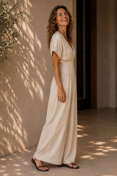 Jumpsuit dames, stretch polyester – foto 2 – Nora Janne