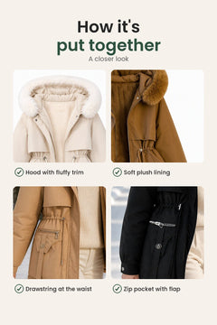 [en] Padded winter parka with hood – how it&