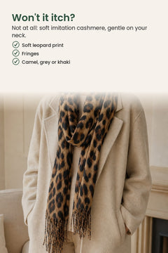 [en] Leopard Print Scarf – won&