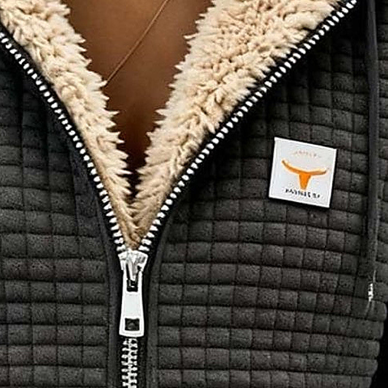 Zilveren rits met label