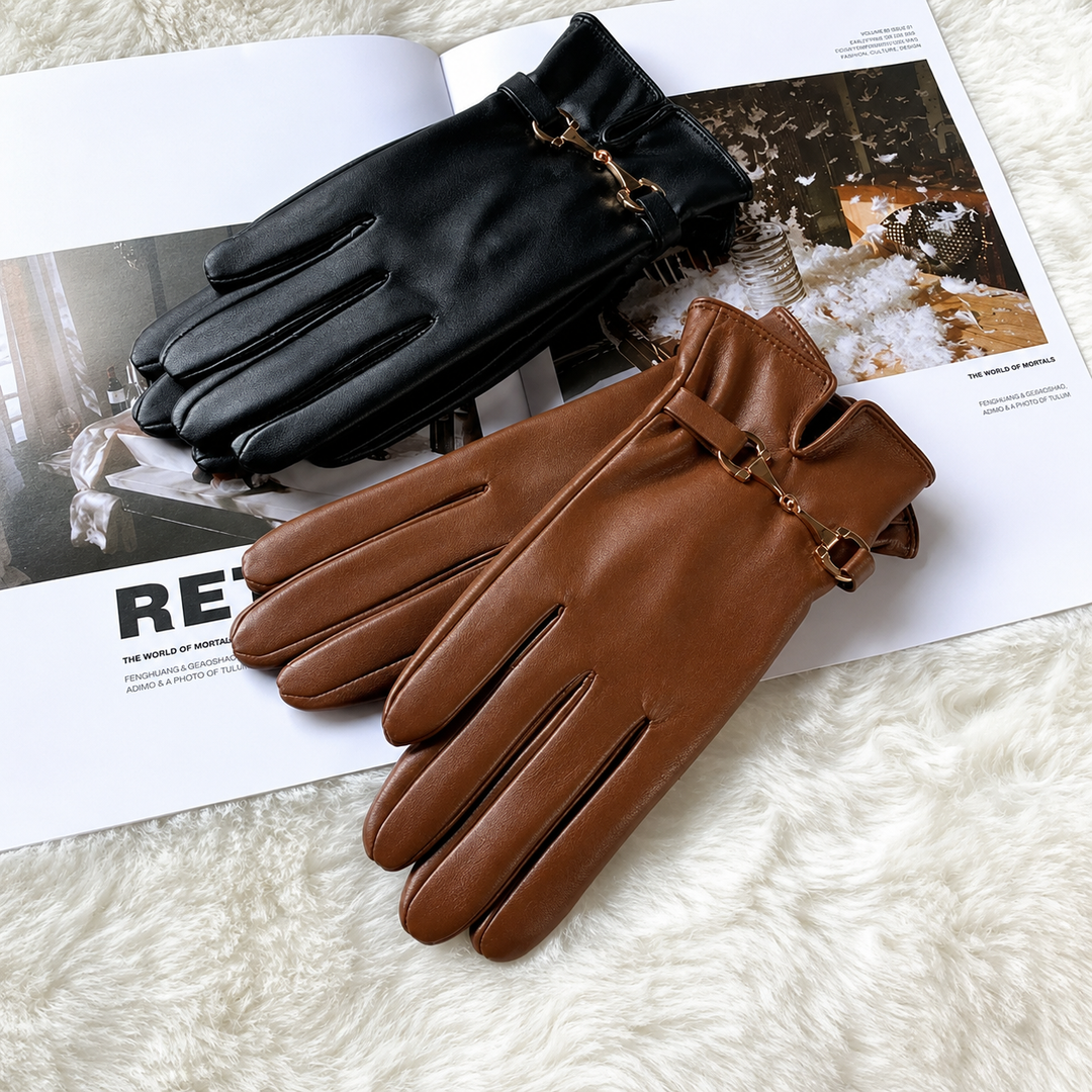 Handschoenen dames, imitatiesuède – foto 3 – Nora Janne