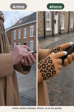 [es] Guantes de jacquard para pantalla táctil – antes, dedos helados. Ahora, no te los quitas