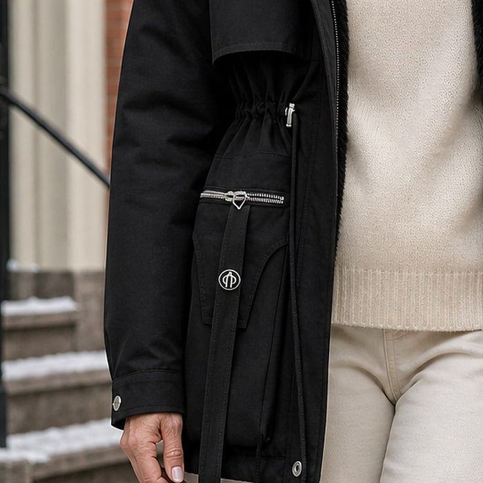 Sleutels achter een rits