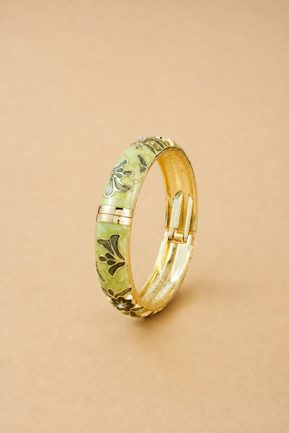 brede armband in groen