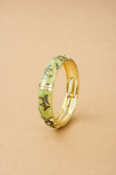 brede armband in groen