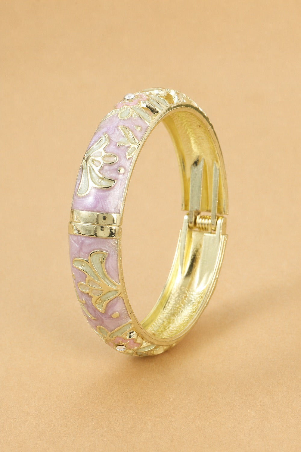 brede armband in lila
