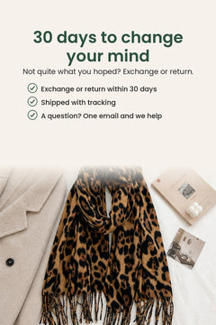 [en] Leopard Print Scarf – 30 days to change your mind