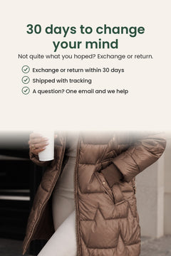 [en] Lined winter coat with adjustable hood – 30 days to change your mind
