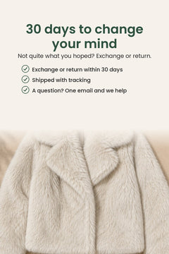 [en] Open coat with lapel collar – 30 days to change your mind