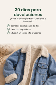 [es] Chaqueta vaquera larga con cuello de borreguito – 30 días para devoluciones