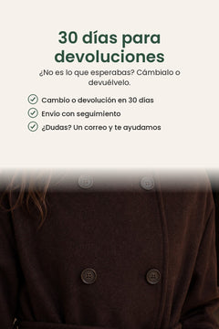 [es] Gabardina larga con cinturón – 30 días para devoluciones