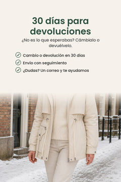 [es] Parka de invierno acolchada con capucha – 30 días para devoluciones
