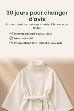 [fr] Cape à col montant et ceinture – 30 jours pour changer d&