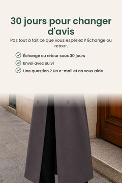 [fr] Manteau classique avec col à revers et double boutonnage – 30 jours pour changer d&
