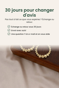 [fr] Créoles dorées à petites boules – 30 jours pour changer d&