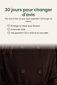 [fr] Long trench-coat avec ceinture à la taille – 30 jours pour changer d&