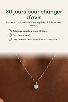 [fr] Collier court avec pierre d&