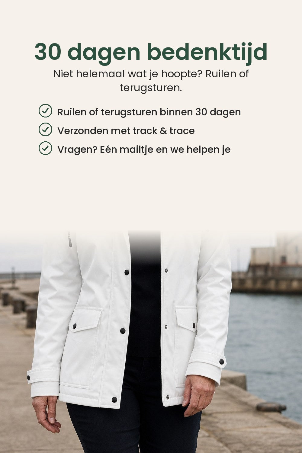 [nl] Winterjas met teddy-gevoerde kap – 30 dagen bedenktijd