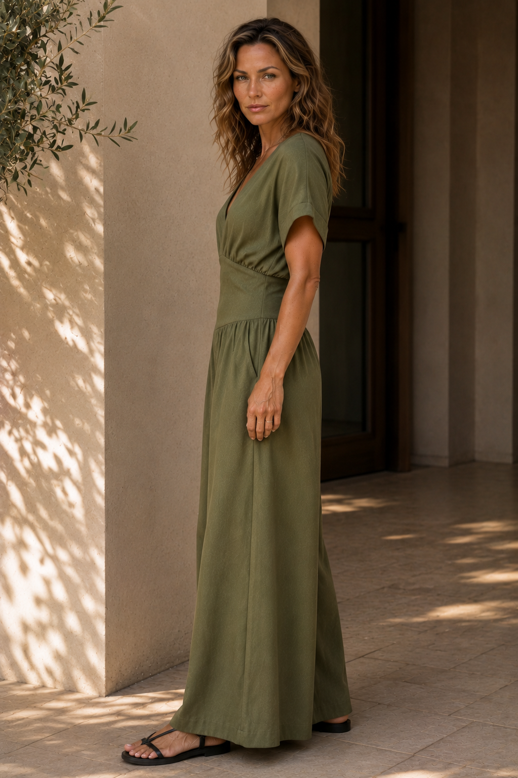 Jumpsuit dames, stretch polyester – foto 7 – Nora Janne