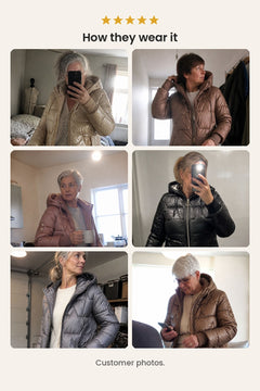 [en] Lined winter coat with adjustable hood – customer photos