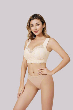 Lieke Kanten Comfort-bh in Beige – vooraanzicht