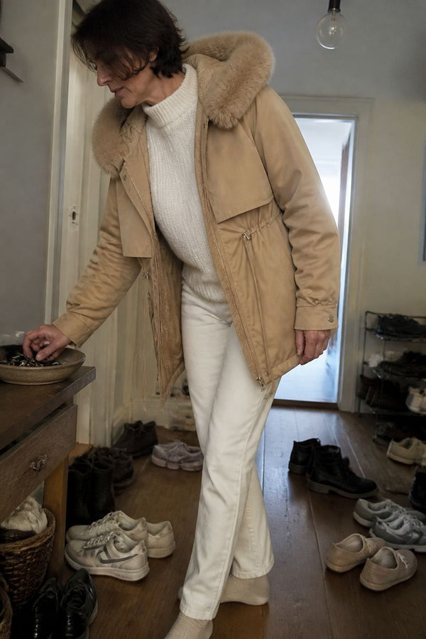 Aisling · Gewatteerde winterparka met kap