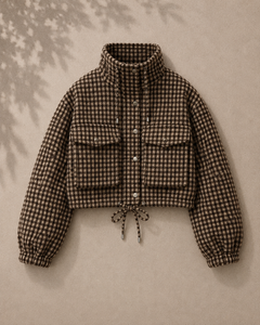 Jasje dames in het chocolade, polyester – Nora Janne