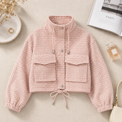 Jasje dames in het oudroze, polyester – Nora Janne