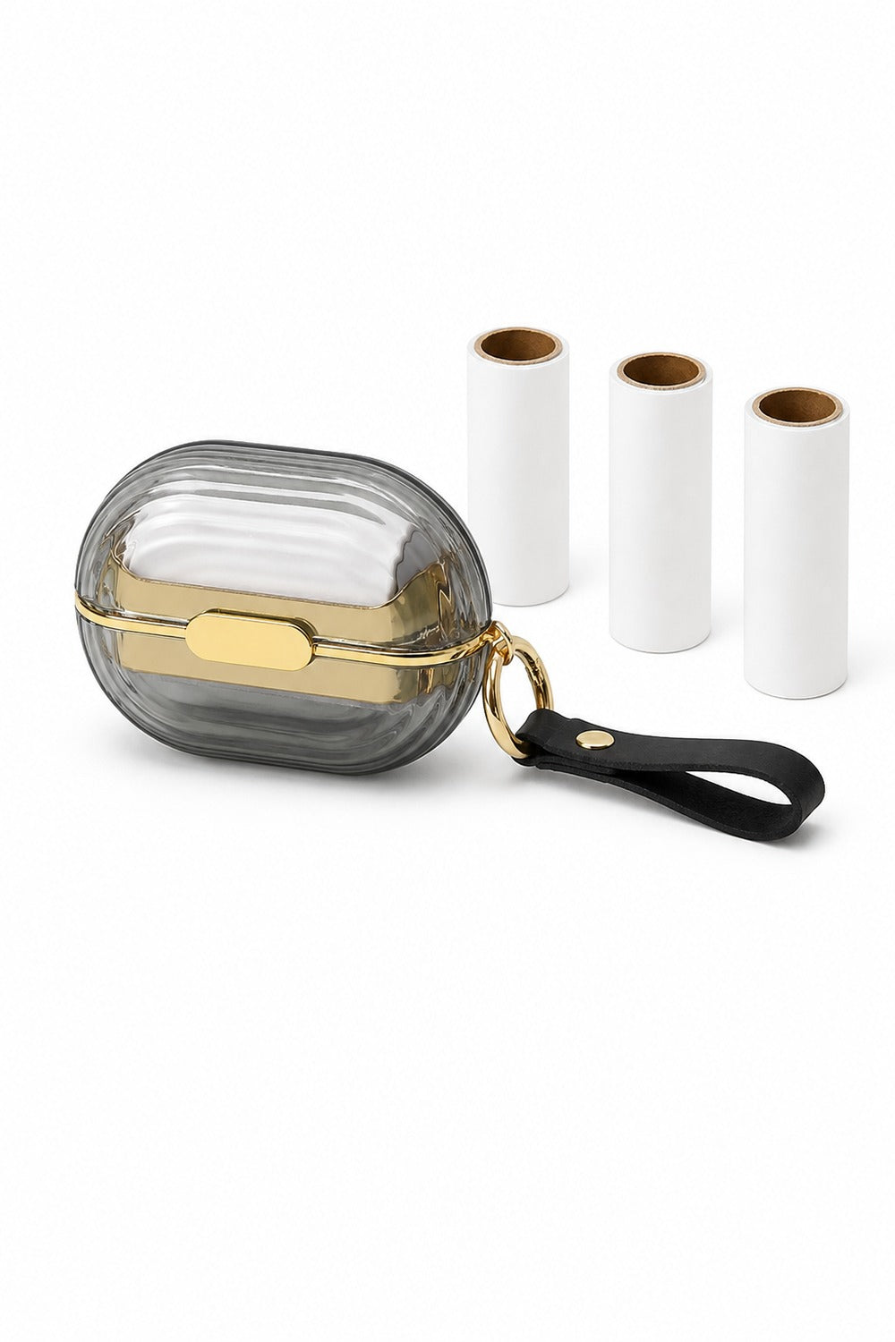 mini-pluizenroller met 3 navulrollen