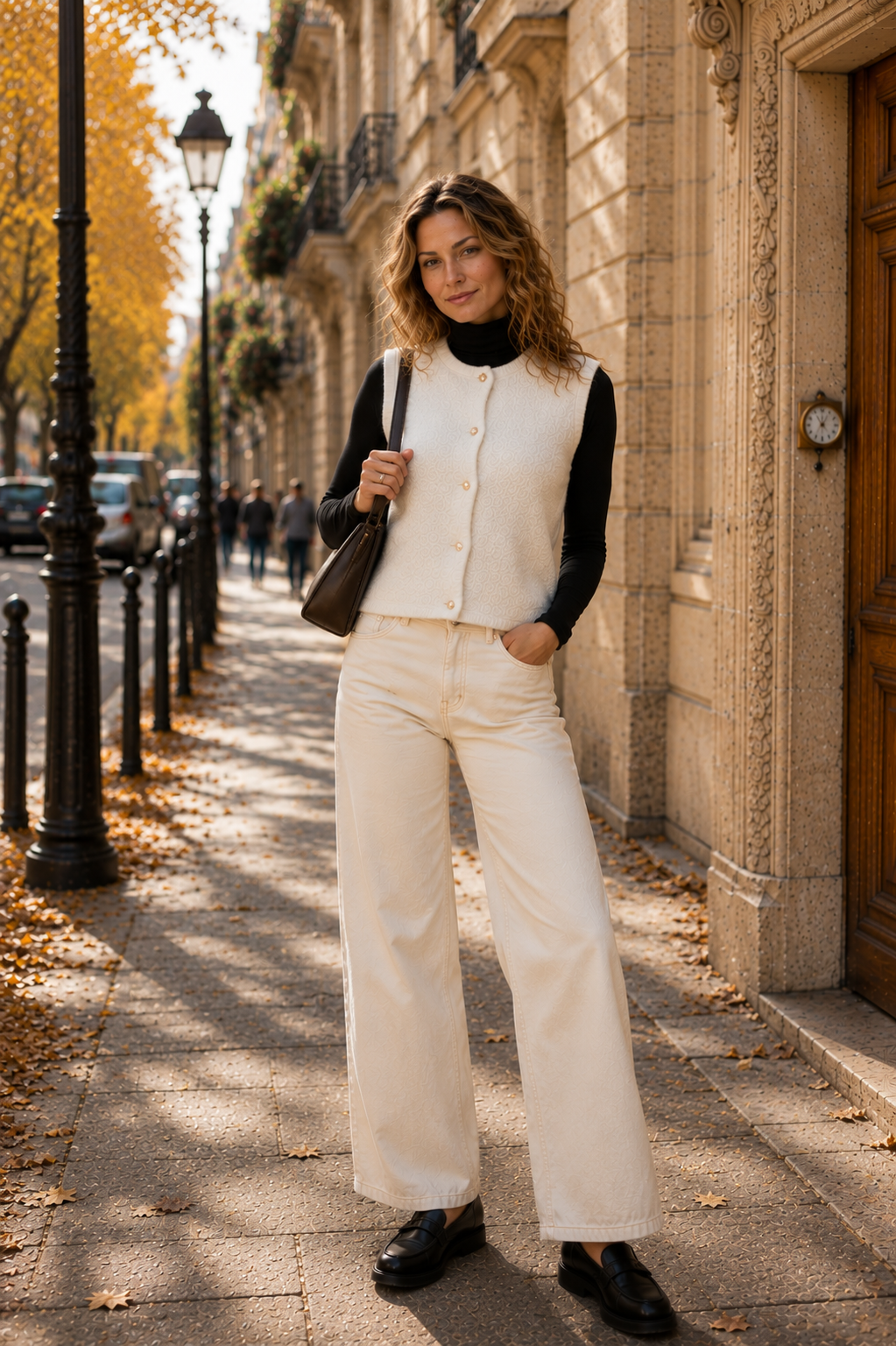 Vestje dames, gebreide polyester – foto 8 – Nora Janne
